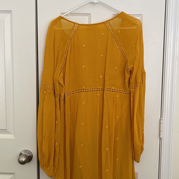 Sézane alana dress size 40 color saffron - Picture 9 of 10